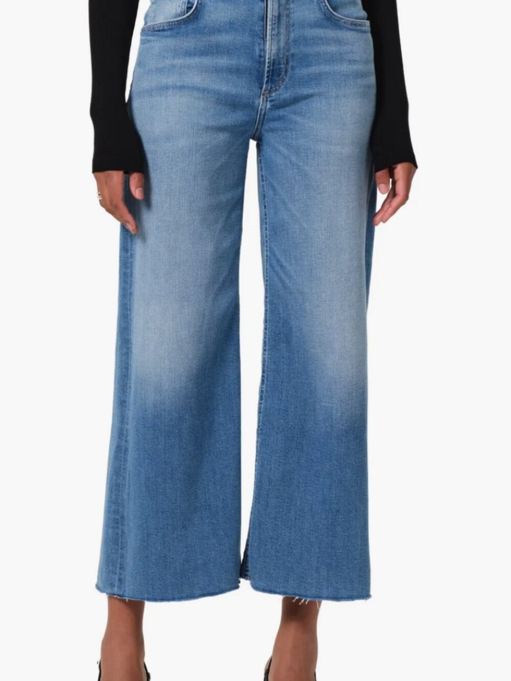 Citizens of Humanity Lyra Crop Jeans – Bhodi Wash – Size 28 – Raw Hem